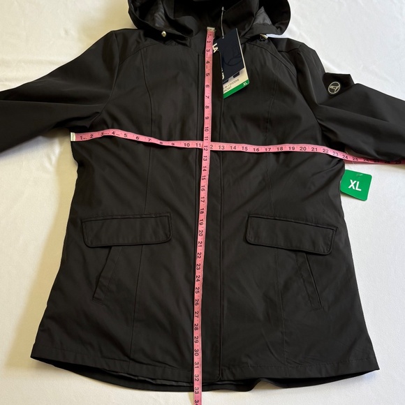 Lands' End Ladies' 3-in-1 Systems Jacket, Hooded, Black, XL NWT - Picture 13 of 16